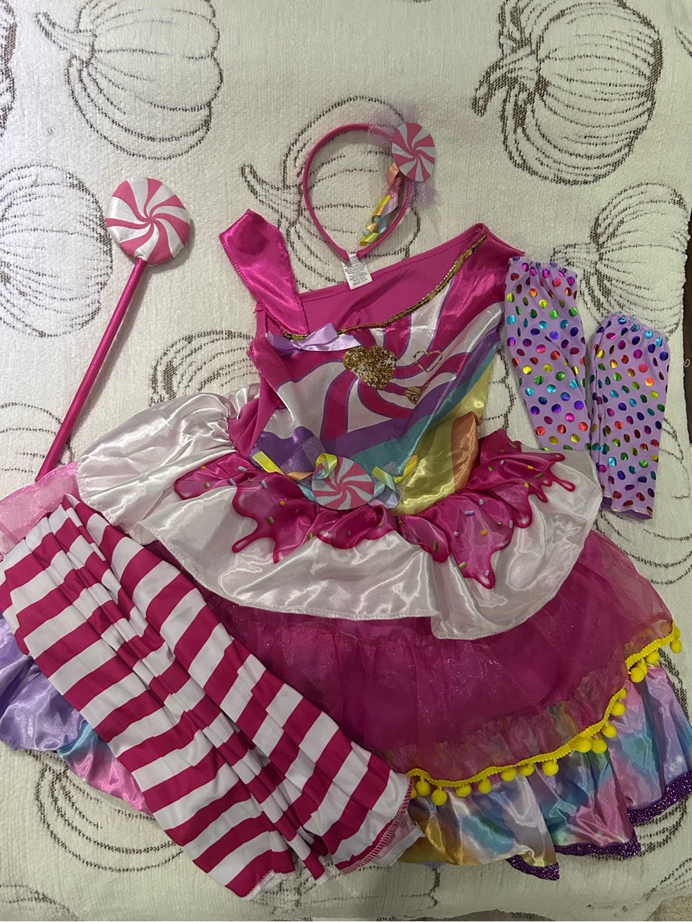 Complete candy cupcake girl Halloween costume